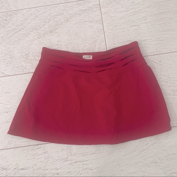 Karla Colletto XS Swim Skirt Red - Picture 3 of 5